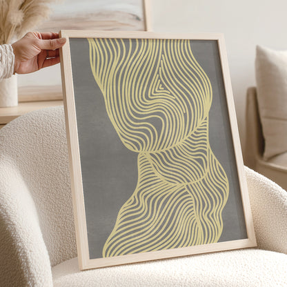 trendy 2026 palette butter yellow gray relaxing abstract contemporary lines printable wall art master bedroom mid century modern sister gift ideas digital poster aesthetic prints man cave yoga space entryway wall decor home office treat yourself nordic scandinavian new beginnings gift hallway primary bedroom instant download meditation soft minimalist scandi therapist kitchen self living room geometric bathroom dorm laundry mom mother female grandmother above bed new home housewarming shelf