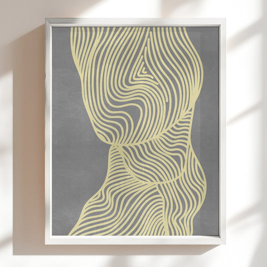 trendy 2026 palette butter yellow gray relaxing abstract contemporary lines printable wall art master bedroom mid century modern sister gift ideas digital poster aesthetic prints man cave yoga space entryway wall decor home office treat yourself nordic scandinavian new beginnings gift hallway primary bedroom instant download meditation soft minimalist scandi therapist kitchen self living room geometric bathroom dorm laundry mom mother female grandmother above bed new home housewarming shelf