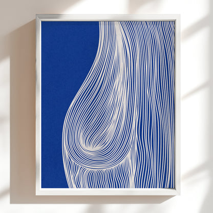 trendy 2027  cobalt blue luminous blue color relaxing abstract contemporary lines geometric woman printable wall art mid century modern above bed prints digital poster office meditation bathroom wall decor she shed gifts meditation minimalist reading nook gift apartment downloadable yoga studio instant download laundry wellness home therapist office man cave geometric organic earth tone calm zen living master bedroom entryway spa hallway staircase her sister mom mother him man mindfulness