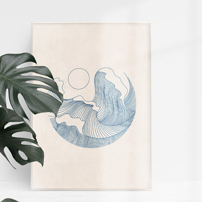Blue abstract lines waves and sun digital poster printable wall art hampton Maritime Living coastal mens room decor, home office decor, man cave room,&nbsp;
new home gift, home gift unique, self gift, house warming gift, housewarming gift, thank you gift, heirloom gift, long distance gift, gift for husband, thinking of you gift, new job gift, girlfriend gift, gift for boyfriend, gift for her friend, anniversary gift, teacher appreciation gift, easter gift, grandma gift, new mom gift, grandmother gift, gift 