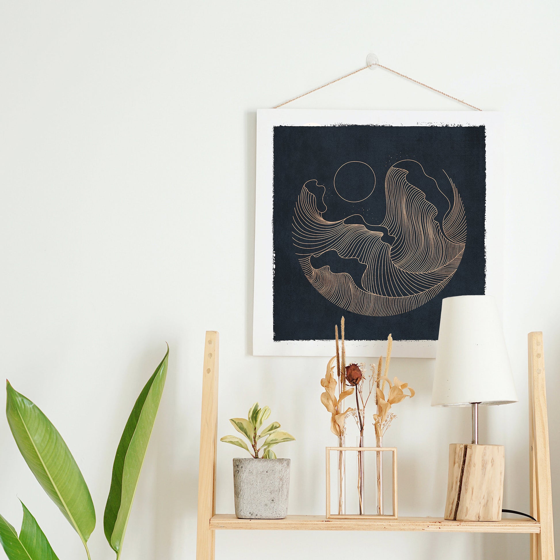 Black bronze black Abstract waves moon lines Printable wall art coastal maritime hampton nautical digital poster  grandma gift, new mom gift, grandmother gift, gift for aunt, hostess gift, host gift, aunt gift, godmother gift, godparent gift, godfather gift, mother in law gift, daughter in law gift, sister in law gift, niece gift from aunt, new grandma gift, mothers day gift from daughter, mothers day gift ideas, gift for best friend female