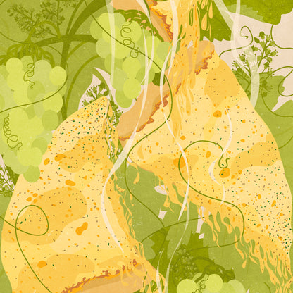 Green yellow beige maximalist prints cheese pizza blooming grape plant printable wall art floral botanical modern kitchen dining room decor italian cuisine floral fast food digital poster retro vintage nature 
bedroom wall decor, media room decor, family room, entryway, employee appreciation gift, modern kitchen art, dining room decor, botanical poster, cottagecore, rustic, foyer, farmhouse, farm bathroom prints, living room wall art, oversized, 21st birthday gift for him, bedside, large dish poster