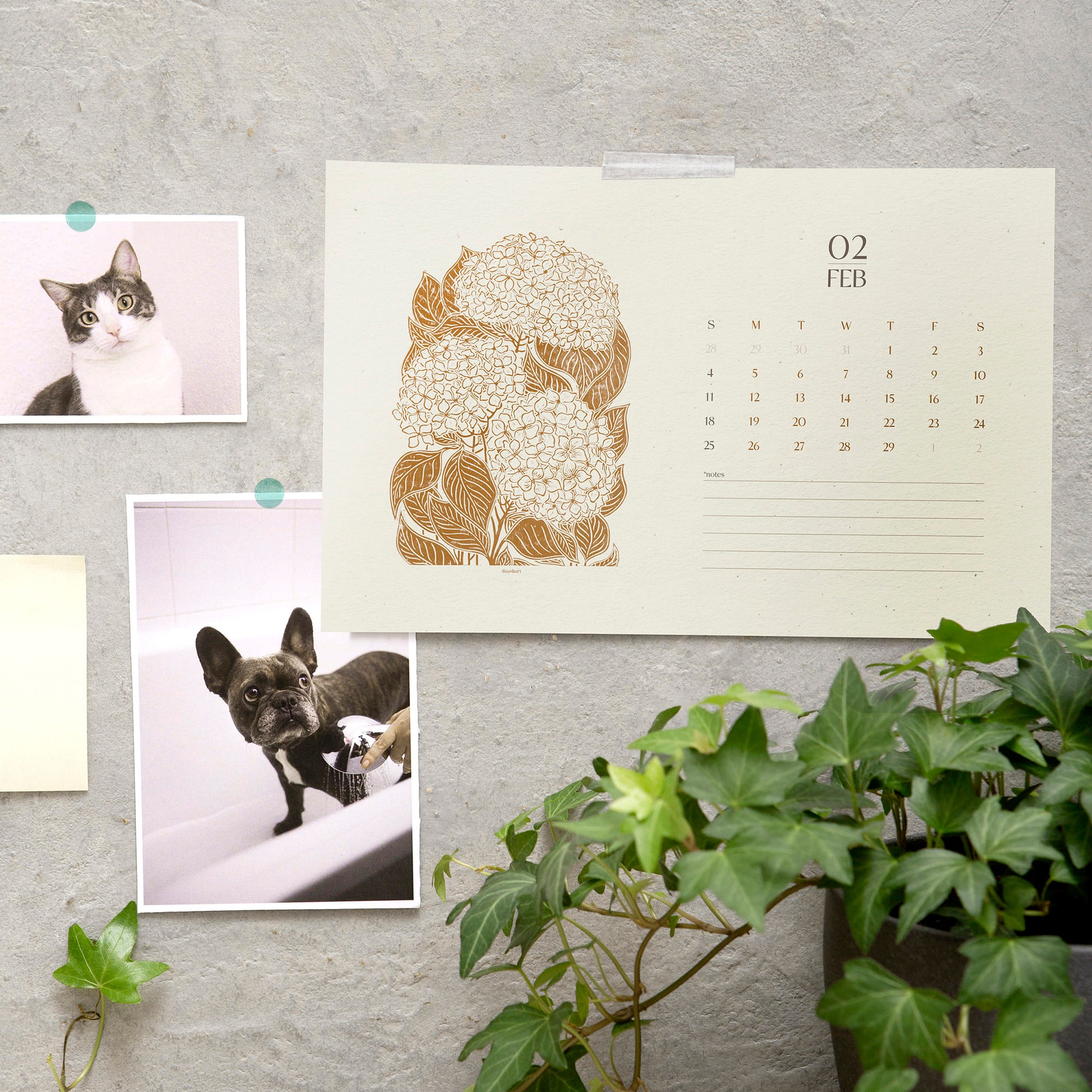 2026 wall printable calendar floral lino prints linogravure ochre color linocut prints monthly botanical wall decor illustrated 11x17in modern kitchen farmhouse wall decor christmas present instant download hydrangea mushroom lotus magnolia birds poppies  bellflowers peonies sunflower snake  rose autumn laves chrysanthemum vintage paper
gift for aunt, hostess gift, teacher appreciation back to school, host gift, aunt gift, godmother gift, godparent gift, godfather gift, mother in law gift, daughter in law