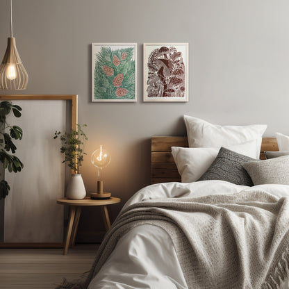 Retro Cottagecore Pine Autumn Sage Green Linocut Print Original Artwork Nature Foraged Pinecones Bedroom Wall Art Decor Christmas Self Gift
staircase wall art, eclectic, minimalist Nature original art,&nbsp;mindfulness nature lover gift, reading nook decor, mothers day gift ideas, mothers day gift from daughter, mothers day gift, mother in law gift, mom birthday gift, Modern kitchen art, long distance gift, laundry room minimalist, Living room wall art, Linoleum print, Linogravure, mudroom, home theater 