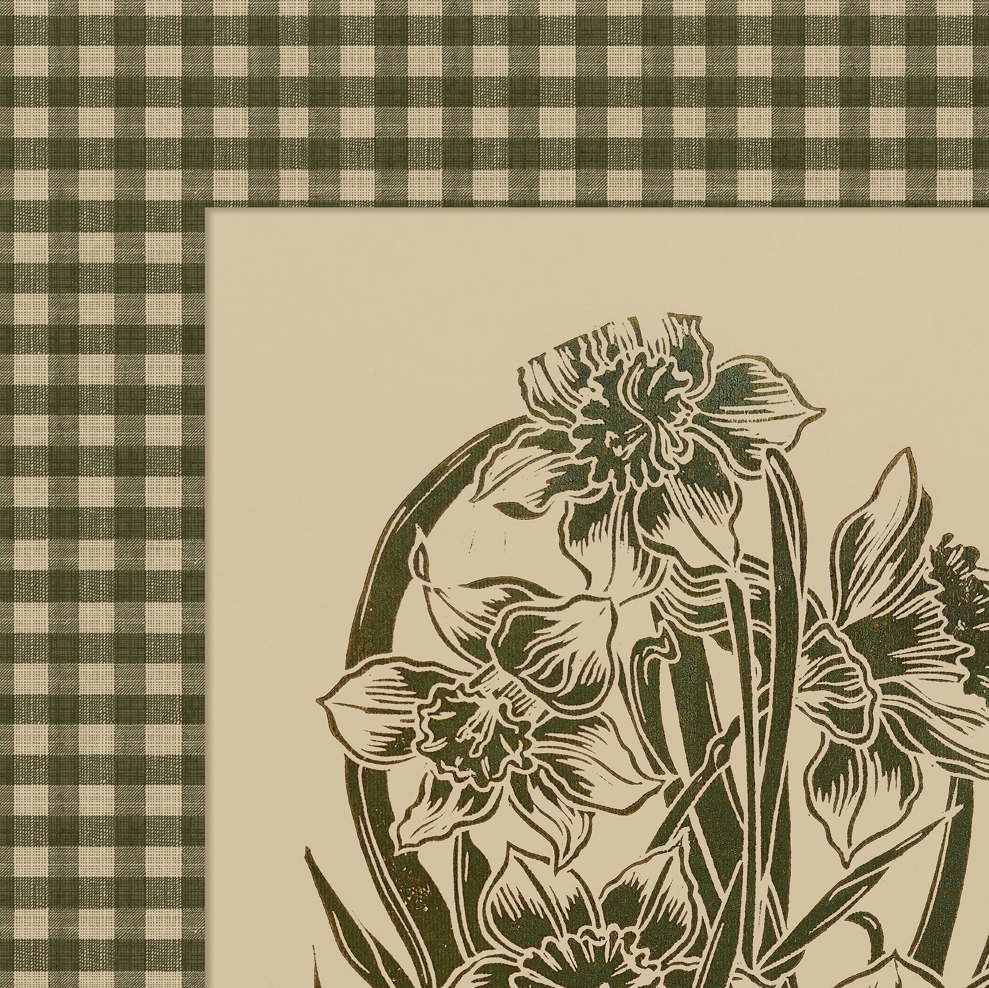 Retro Cottagecore Sage Green Gingham Daffodil Flowers Linocut Prints Floral Printable Bedroom Wall Art Checkered Farm Decor Digital Poster
wall hanging, Vintage art, trendy wall art, thank you gift boss, downloadable art, teacher appreciation gift, Summer wall art, sister in law gift, shelf decor, self gift, creative workspace, Folk botanical, rustic, Retro, retirement gift, contemporary, scandinavian, digital download, realtor closing gift, Xmas present, Woodland fairytale, plant lover gift
