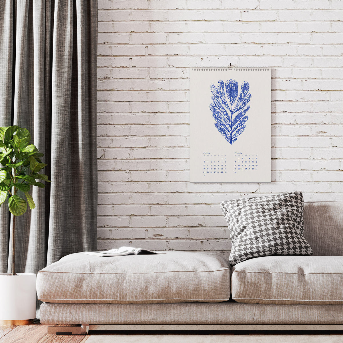 2027 wall printable calendar modern naive abstract flowers art luminous blue color monotype prints plant lover gift 11x17 in illustrated calendar home office decor xmas gift ideas INSTANT DOWNLOAD cobalt blue color living room
aunt gift, godmother gift, godparent gift, godfather gift, mother in law gift, daughter in law gift, Thanksgiving Gift, sister in law gift, niece gift from aunt, new grandma gift, mothers day gift from daughter, mothers day gift ideas, gift for best friend female, college graduation