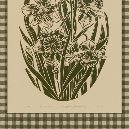 Retro Cottagecore Sage Green Gingham Daffodil Flowers Linocut Prints Floral Printable Bedroom Wall Art Checkered Farm Decor Digital Poster
easter gift, dorm room decor, Dining Room Decor, vintage flowers, mindfulness decor, Dining room art, daughter in law gift, old world botanical art, european vintage, french countryside, scandinavian folk art, nordic nature illustration, herbal alchemy, botanical art, old european domestic still life art hearth and home, cottagecore wall art,