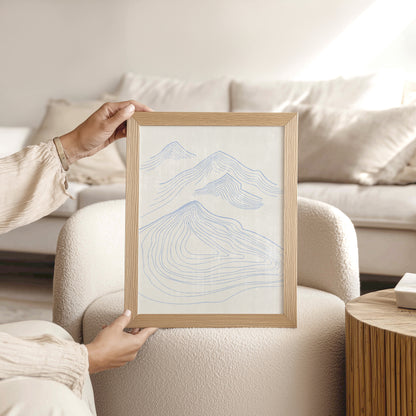 Beige neutral abstract art cool blue color monochrome mountains contemporary lines printable wall art trendy 2026 palette above bed, headboard, breakfast nook, workspace, artist study, slow living, laundry, retro dining area, pantry, coffee corner, powder room, guest bathroom, man cave gifts, employee appreciation gift, thoughtful teacher gift, pass the gift game, realtor closing gift, fathers day gift, grandpa gift, new dad gift, Say Thanks, sister birthday gift, boyfriend gift, couple gift, Thankful Wall