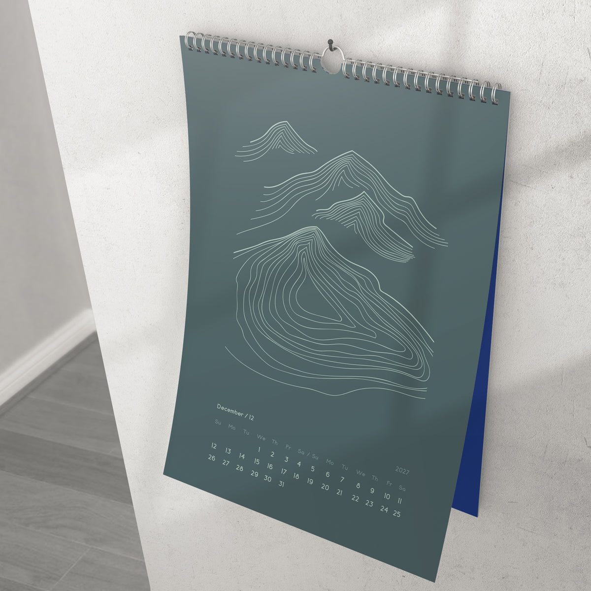 Colorful abstract monthly printable 2027 wall calendar nordic minimalist 11x17in contemporary lines illustrated calendar INSTANT DOWNLOAD new year 2027 gift digital product primary bedroom 2027 trendy color minimalist modern decor rainbow vertical illustration dining room teacher coworker housewarming new homeowner friend home office nature lover large downloadable rustic hanging mother grandmother sister self wife women hostess girlfriend artistic aesthetic christmas unique for her dad him