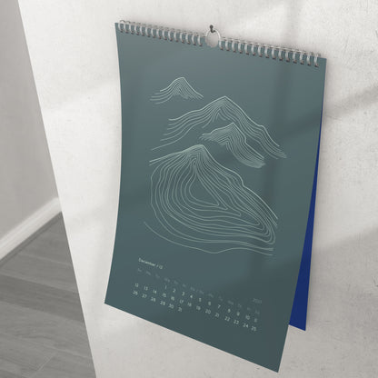 Colorful abstract monthly printable 2027 wall calendar nordic minimalist 11x17in contemporary lines illustrated calendar INSTANT DOWNLOAD new year 2027 gift digital product primary bedroom 2027 trendy color minimalist modern decor rainbow vertical illustration dining room teacher coworker housewarming new homeowner friend home office nature lover large downloadable rustic hanging mother grandmother sister self wife women hostess girlfriend artistic aesthetic christmas unique for her dad him