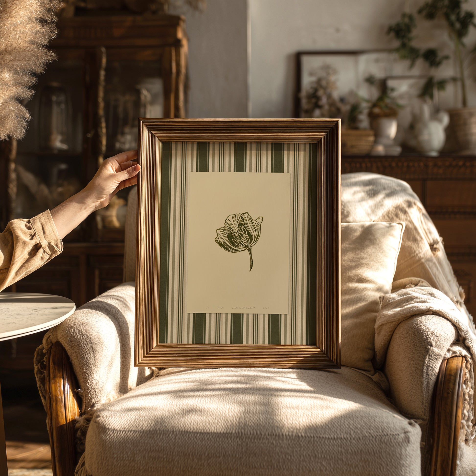 Retro Cottagecore Tulip Flower Linocut Prints Sage Green Striped Printable Wall Art Living Room Decor Grandmother Self Gift Digital Poster Living room
wall hanging, Vintage art, trendy wall art, thank you gift boss, downloadable art, teacher appreciation gift, Summer wall art, sister in law gift, shelf decor, self gift, creative workspace, Folk botanical, rustic, Retro, retirement gift, contemporary, scandinavian, digital download, realtor closing gift, Xmas present, Woodland fairytale, plant