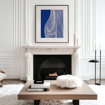 trendy 2027  cobalt blue luminous blue color relaxing abstract contemporary lines geometric woman printable wall art mid century modern above bed prints digital poster office meditation bathroom wall decor she shed gifts meditation minimalist reading nook gift apartment downloadable yoga studio instant download laundry wellness home therapist office man cave geometric organic earth tone calm zen living master bedroom entryway spa hallway staircase her sister mom mother him man mindfulness
