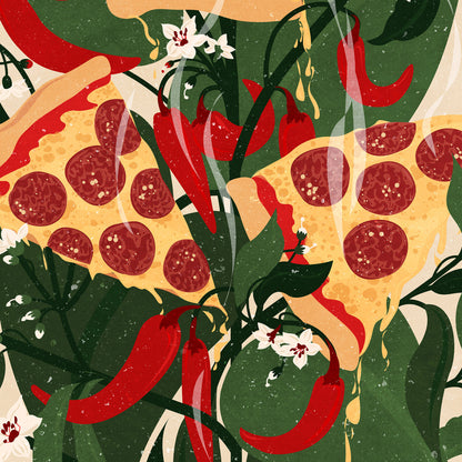 Green Maximalist Pepperoni Pizza Chili Pepper Plant Printable Wall Art Modern Kitchen Pantry Decor Floral Fast Food Prints Digital Poster
 wilderkind, gaming room, nature, rustic eclectic, textured, 30th birthday gift for her, fairy art, boyfriend birthday gift, headboard, eat in kitchen wall art, gallery wall hallway, mindfulness decor, laundry, mudroom art, housewarming gift, teacher appreciation gift, 40th birthday gift, &nbsp;thinking of you gift, guest bedroom, new job gift, reading nook, gift for her 