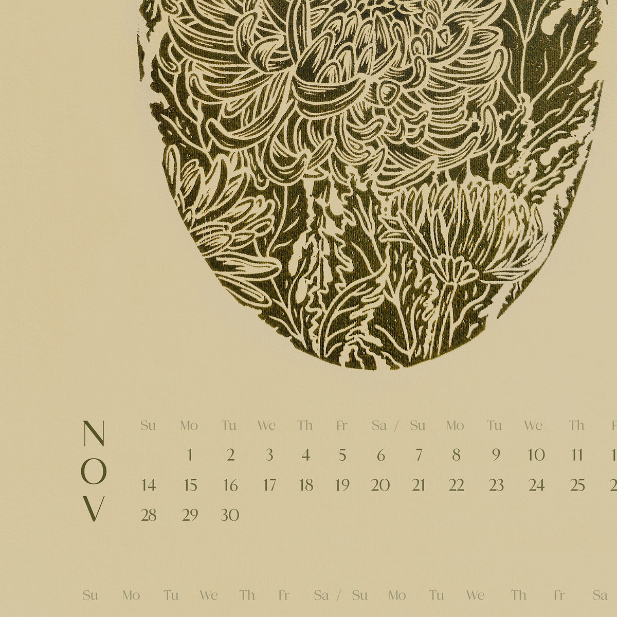 printable vintage botanical 2027 wall calendar meadowland green linocut flowers handprint prints nordic lodge home office decor INSTANT DOWNLOAD chrysanthemum iris echinacea peonies vintage linogravure english cottage art floral lino illustrated modern kitchen bedroom new year digital plant lover gift Cottagecore large hostess dining vertical Christmas xmas housewarming new homeowner friend nature rustic farmhouse mother grandmother sister self wife women farm girlfriend godmother gift for her