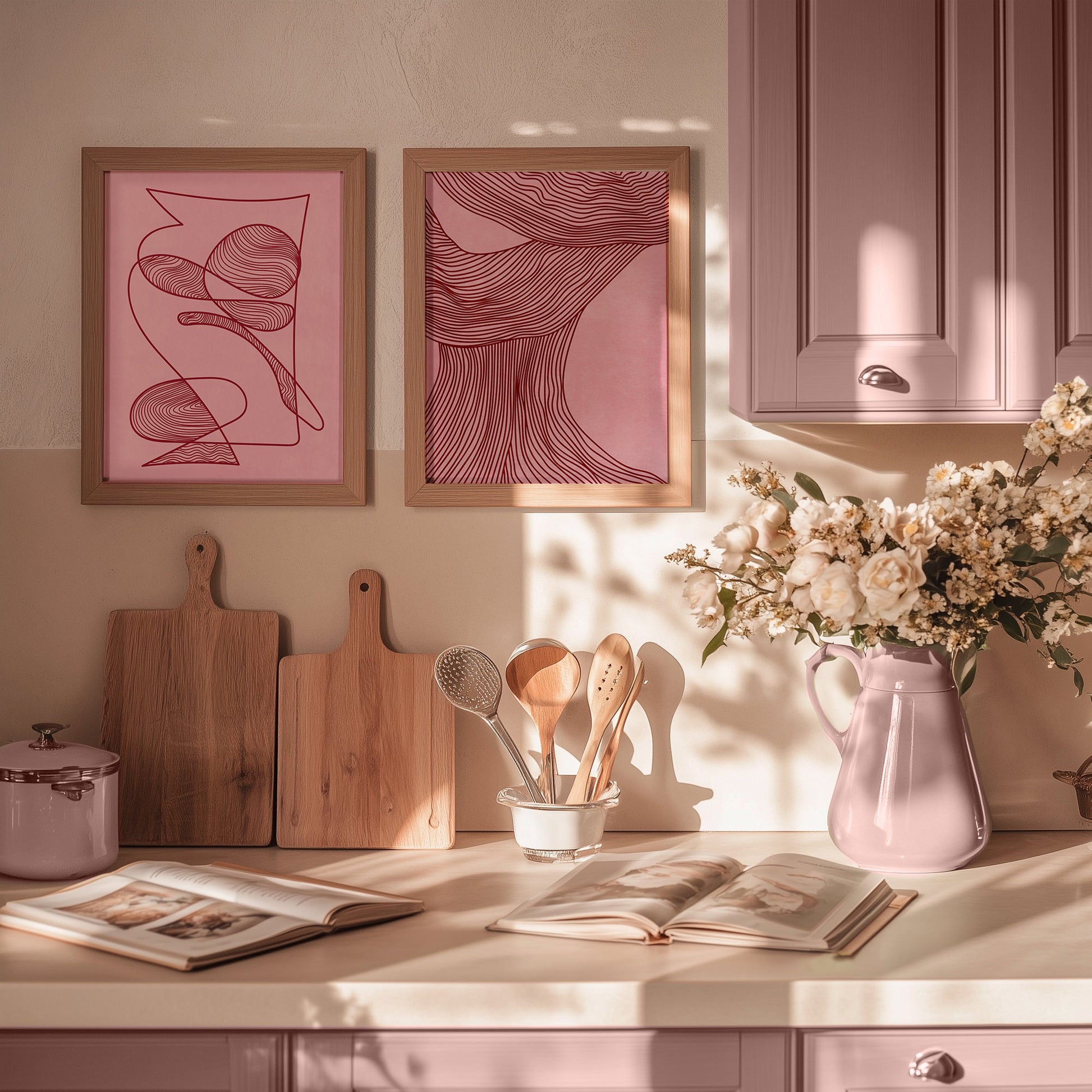 trendy 2026 palette blush pink color burgundy red cherry nature femine relaxing abstract contemporary lines printable wall art living room aesthetic prints staircase decor wife gift digital poster spa bathroom neutral minimalist instant download mid century modern kitchen dining 
living room coquette room preppy room pastel girly dorm room laundry mens home office mom birthday grandma grandmother gift gift for aunt hostess host aunt godmother gift mindfulness meditation wellness yoga space classical