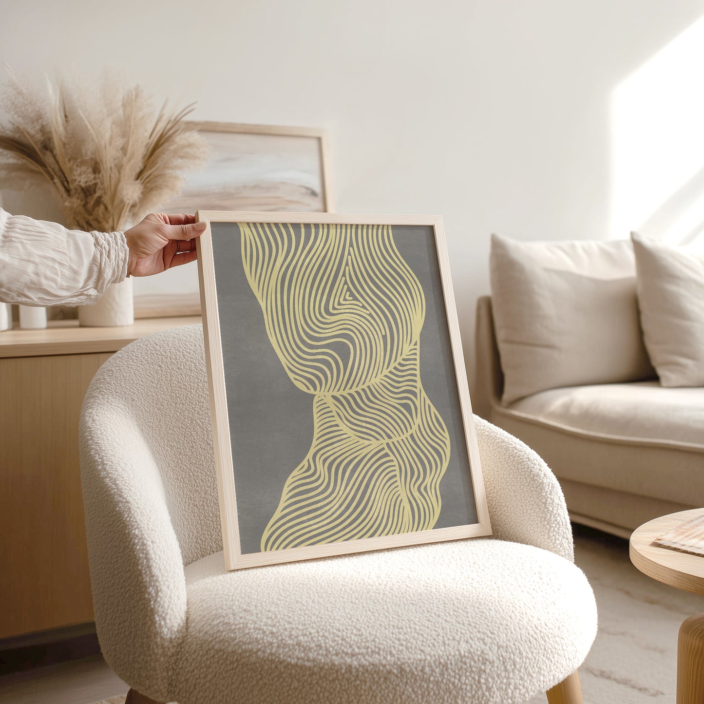 trendy 2026 palette butter yellow gray relaxing abstract contemporary lines printable wall art master bedroom mid century modern sister gift ideas digital poster
digital product, downloadable art, wall hanging, unique wall art, mid century modern, entryway, foyer, staircase, primary bedroom, glamoratti, abstract, Xmas Gift for Nature Lover, contemporary art, abstract art prints, minimalist large wall art, half bath moody wall art, trendy wall art, aesthetic wall art, Christmas, bedroom wall decor, modern