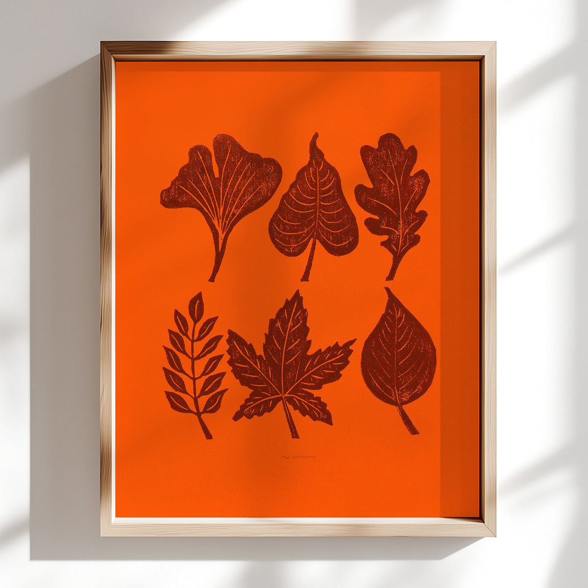 Autumn Orange brown minimalist rustic foraged nature leaves plant printable wall art large linocut prints warm earth tones living room treat yourself digital poster forestcore decor botanical lino linogravure instant download 
rustic wall art, retirement, Thankful Wall Decor, Relief print, Handmade Seasonal Decor, realtor closing gift, Printmaking art, plant lover gift, Rustic Fall Wall Art, original illustration, original artwork, Fall Gift for Her, Hostess, one of a kind, office wall decor, nurse 