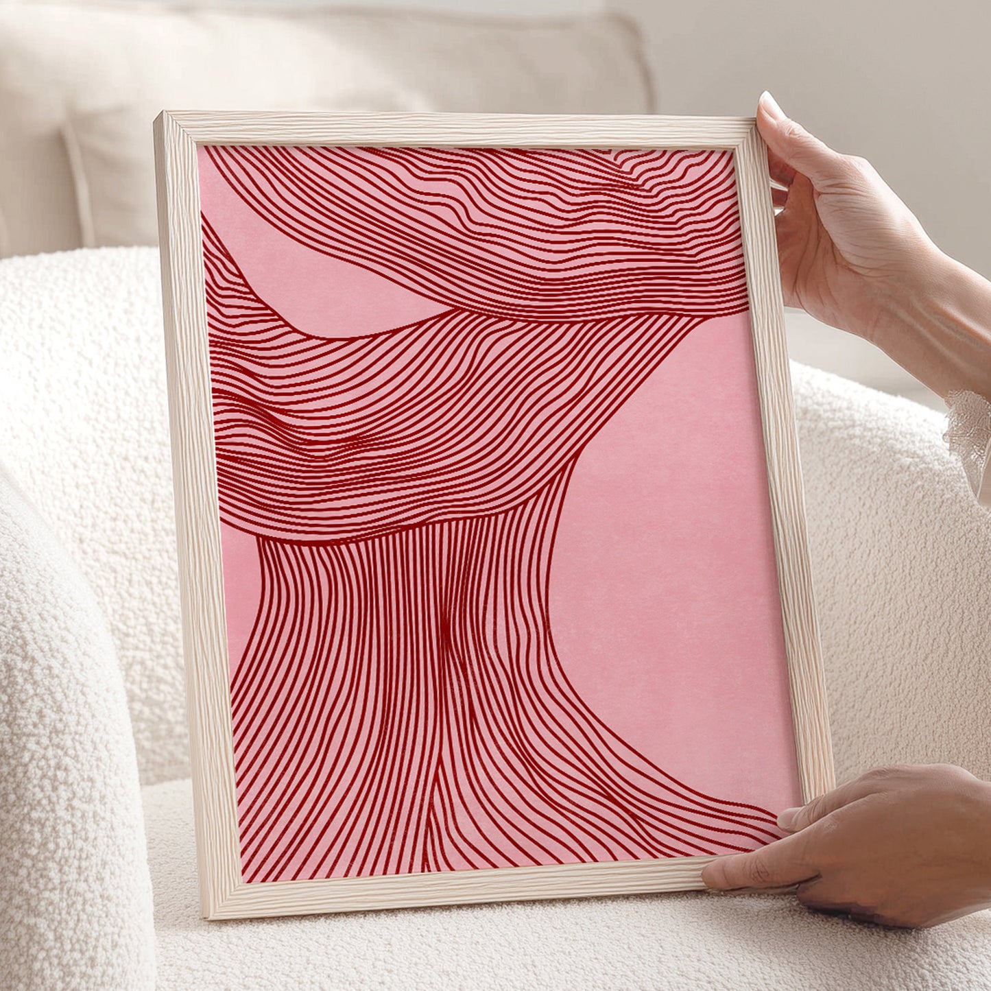 trendy 2026 palette blush pink color burgundy red cherry sensual body art relaxing abstract contemporary lines printable wall art vanity room aesthetic prints self love gift digital poster dressing room decor rose clay color mid century modern powder room 
reading nook laundry new dad sister 50th birthday gift for women study room 60th birthday gift for men best friend birthday gift graduation gift for him 50th anniversary gift for parents office meditation birthday gift for her family room Entryway 