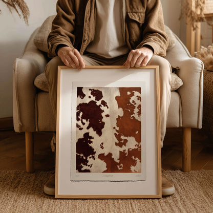 Trendy Oil Painting Cow Fur Animal Pattern Prints Recycler Paper Relief Texture Southwestern Impressionism Printable Wall Art Digital Poster wall hanging, Vintage art, unique wall art, trendy wall art, downloadable art, self gift, creative workspace, rustic, Retro, retirement gift, contemporary, scandinavian, digital download, realtor closing gift, Entryway, foyer wall art, neutral earth tones, illustration, office wall decor, boho yoga room, 90s Aesthetic Vintage Country House Decor, bedroom, niece gift