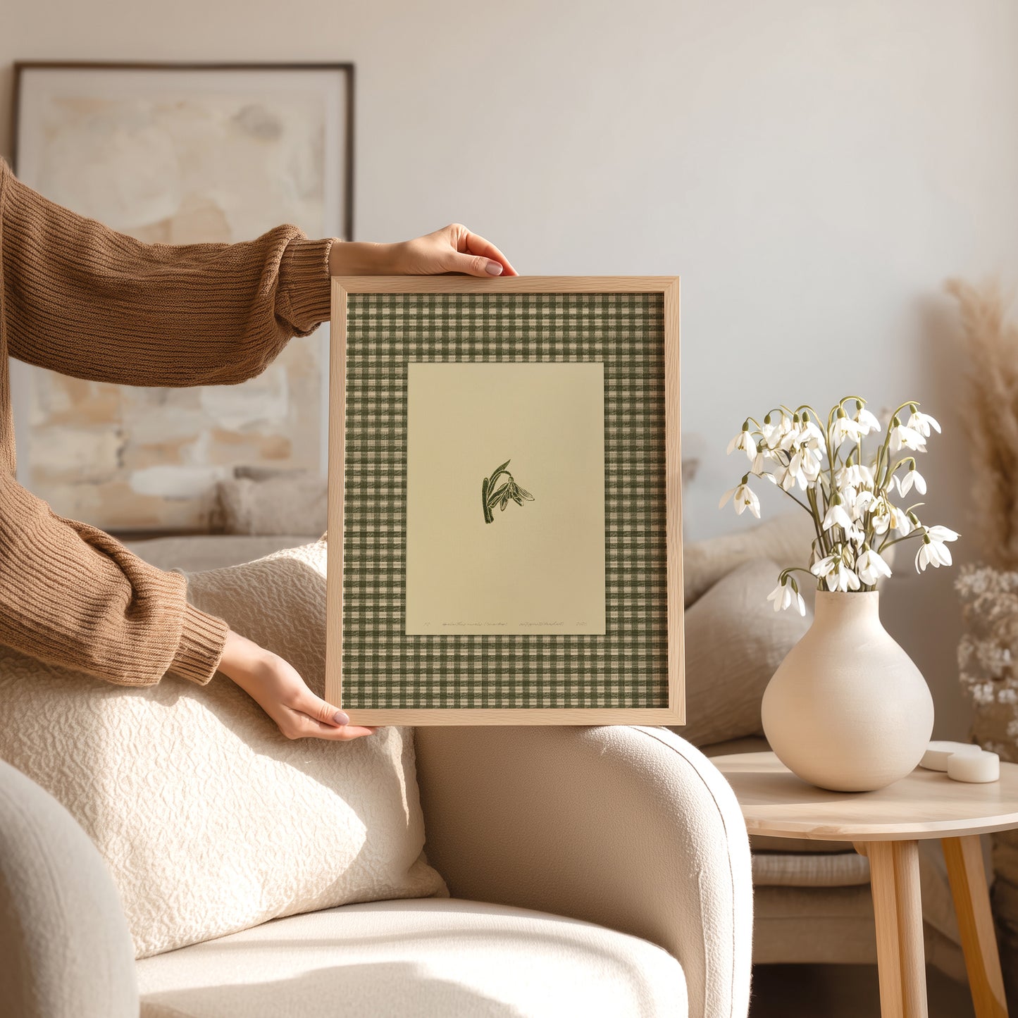 Printable Sage Green Gingham Snowdrop Flower Linocut Prints Retro Chateaucore Checkered Wall Art Fireplace Romantic living room Decor Digital Poster
wall hanging, Vintage art, trendy wall art, thank you gift boss downloadable art, teacher appreciation gift, Summer wall art, sister in law gift, shelf decor, self gift, creative workspace, Folk botanical, rustic, Retro, retirement gift, contemporary, scandinavian, digital download, realtor closing gift, Xmas present, Woodland fairytale, plant lover