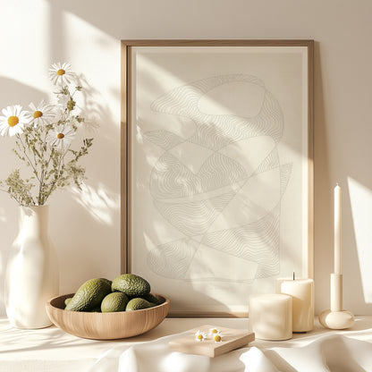 White beige gray trendy neutral monochrome aesthetic color year 2026 abstract minimalist wind dancer prints contemporary line printable wall art entryway decor gift scandi lovers digital poster modern fine primary bedroom relief texture yoga studio reading nook nordic scandinavian large japandi style mindfulness meditation instant download wabi sabi soft earth tone calm zen living room housewarming new apartment home office wellness spa hallway kitchen bathroom staircase her sister mom mother Modern kitchen