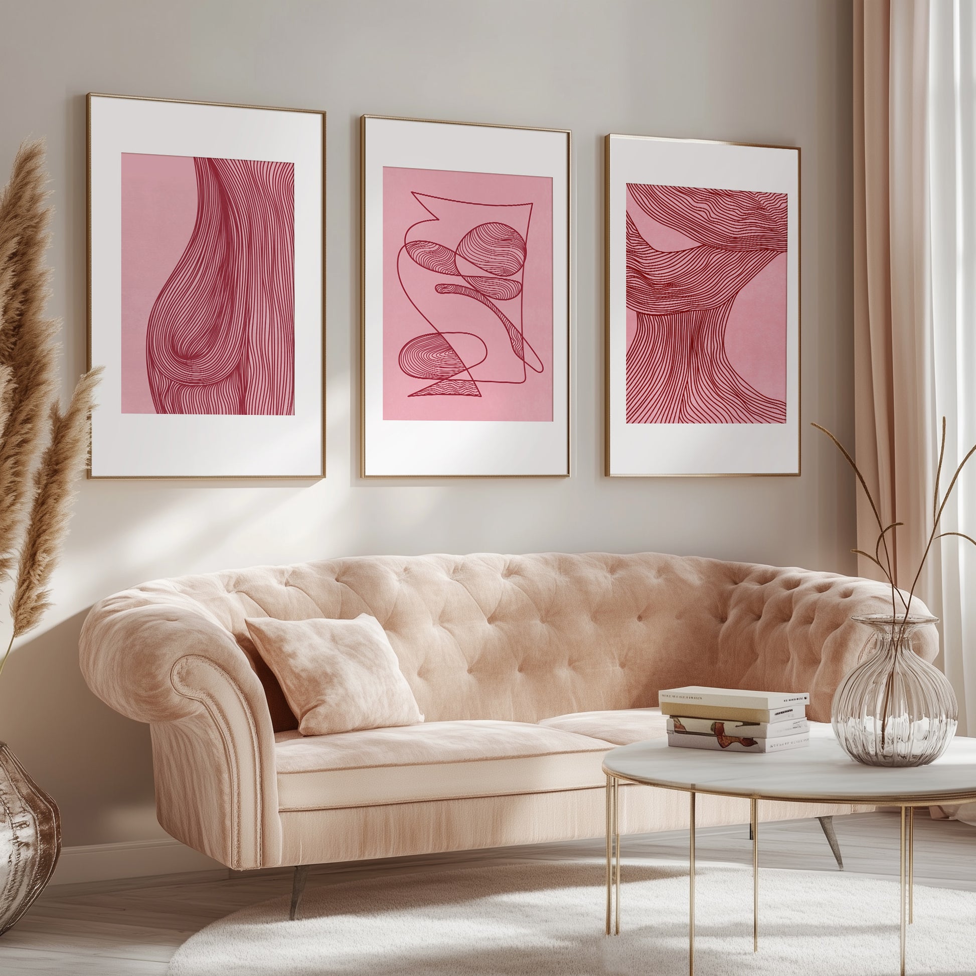 trendy 2026 palette blush pink color gallery wall set of 3 peice burgundy red cherry relaxing abstract sensual body contemporary lines printable wall art primary bedroom home office decor aesthetic prints digital poster 
pass the gift game realtor closing gift employee appreciation gift gallery wall art new home gift unique self gift toddler reading nook 16th birthday 21st birthday gift for her 21st birthday gift handmade house warming&nbsp; living room office entryway modern spa digital instant gift 