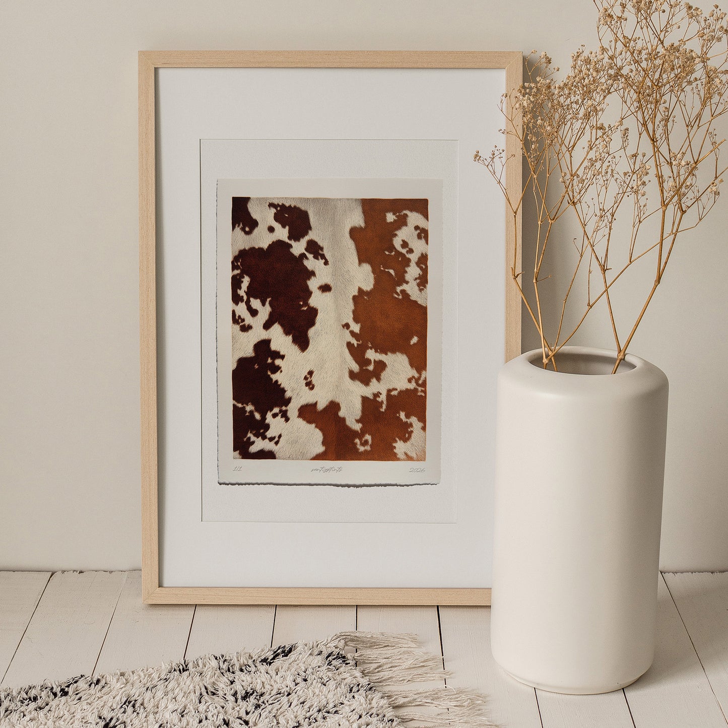 Trendy Oil Painting Cow Fur Animal Pattern Prints Recycler Paper Relief Texture Southwestern Impressionism Printable Wall Art Digital Poster  realtor closing gift, employee appreciation gift, nordic, garage art, slow life, going away gift for coworker, foyer wall art, hallway, godparent gift, media room, master bedroom, father gift, reading nook, new beginnings gift, printable wall art, scandinavian, boyfriend gift, she shed gifts, gift for the home, gift for best friend male, mom, home theater decor