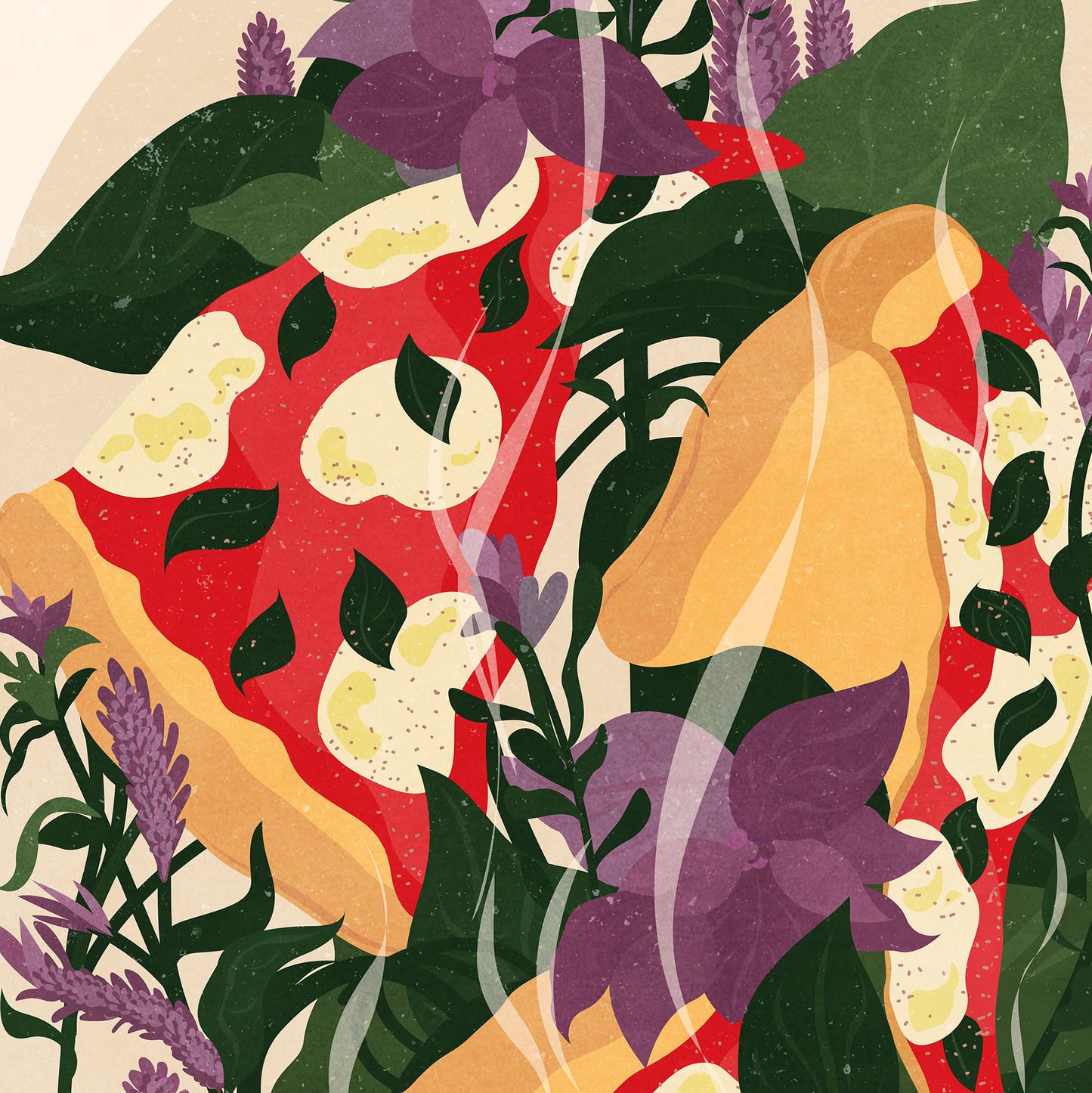 Dark green yellow red purple maximalist prints margarita pizza blooming plant basil leaves printable wall art floral botanical modern kitchen man cave garage dining room neapolitan fast food digital poster italian cuisine coffee corner decor funny lover gift vintage retro nature beige hostess dish large illustration downloadable rustic hanging farmhouse moody bedroom living dorm laundry home office mom mother grandmother godmother sister girlfriend boyfriend hallway glamoratti pantry father day