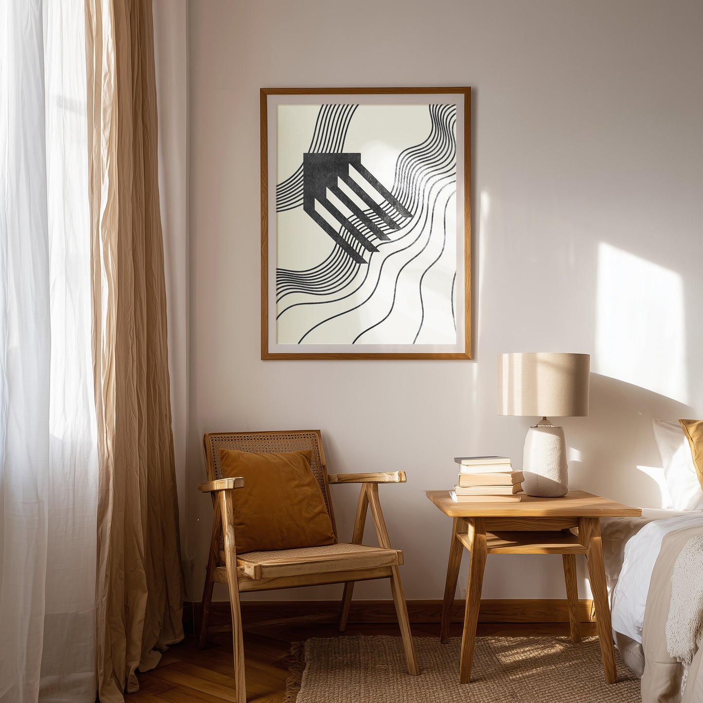 Beige black organic stairs contemporary lines printable wall art mid century modern retro abstract home office decor aesthetic prints man cave garage digital poster living room mens game meditation room instant download midmalism gift for boyfriend luxury minimal relaxing vanity room self powder above bed meditation texture reading nook apartment downloadable yoga instant download laundry wellness man cave living master bedroom entryway hallway staircase her sister mom mother him mindfulness