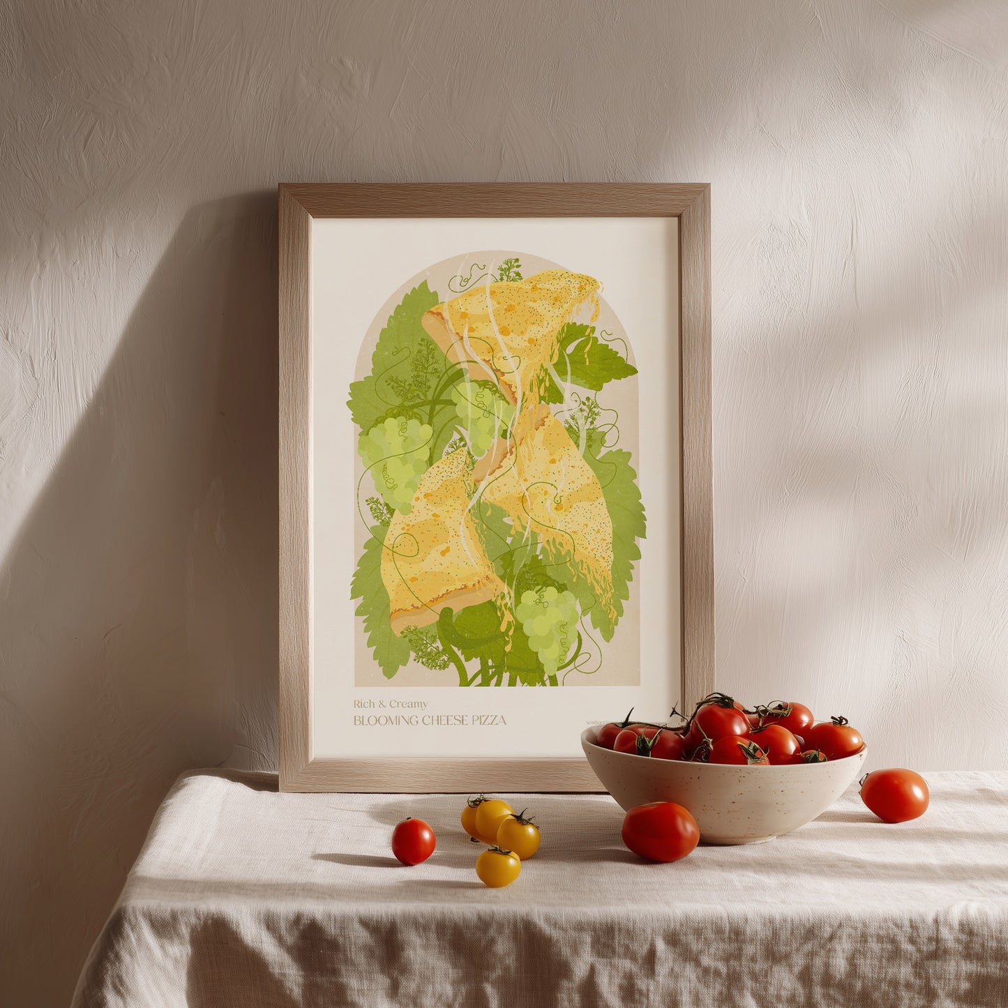 Green yellow beige maximalist prints cheese pizza blooming grape plant printable wall art floral botanical modern kitchen dining room decor italian cuisine floral fast food digital poster retro vintage nature 
birthday gift for friend, new home gift, self, new job gift, birthday gift for her, gift for best friend female, housewarming gift, thank you gift, staircase, above dining table wall art,heirloom gift, long distance gift, gift for husband, music room, cozy corner, glamoratti, wilderkind, gaming room