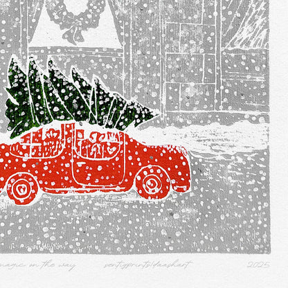 Retro Winter Gallery Wall Set 2 Christmas Tree Red Car Snowy Cityscape Printable Wall Art Snowflakes Monotype Linocut Prints Digital Poster
 Modern kitchen art, long distance gift, living room wall art, Living room wall art, wall hanging, laundry room decor, kitchen wall art, woodland illustration, Housewarming gift, earth tone palette, hostess gift, downloadable, wellness home gift unique, heirloom gift, vintage poster, grandmother gift, new beginnings gift, slow life, grandma gift