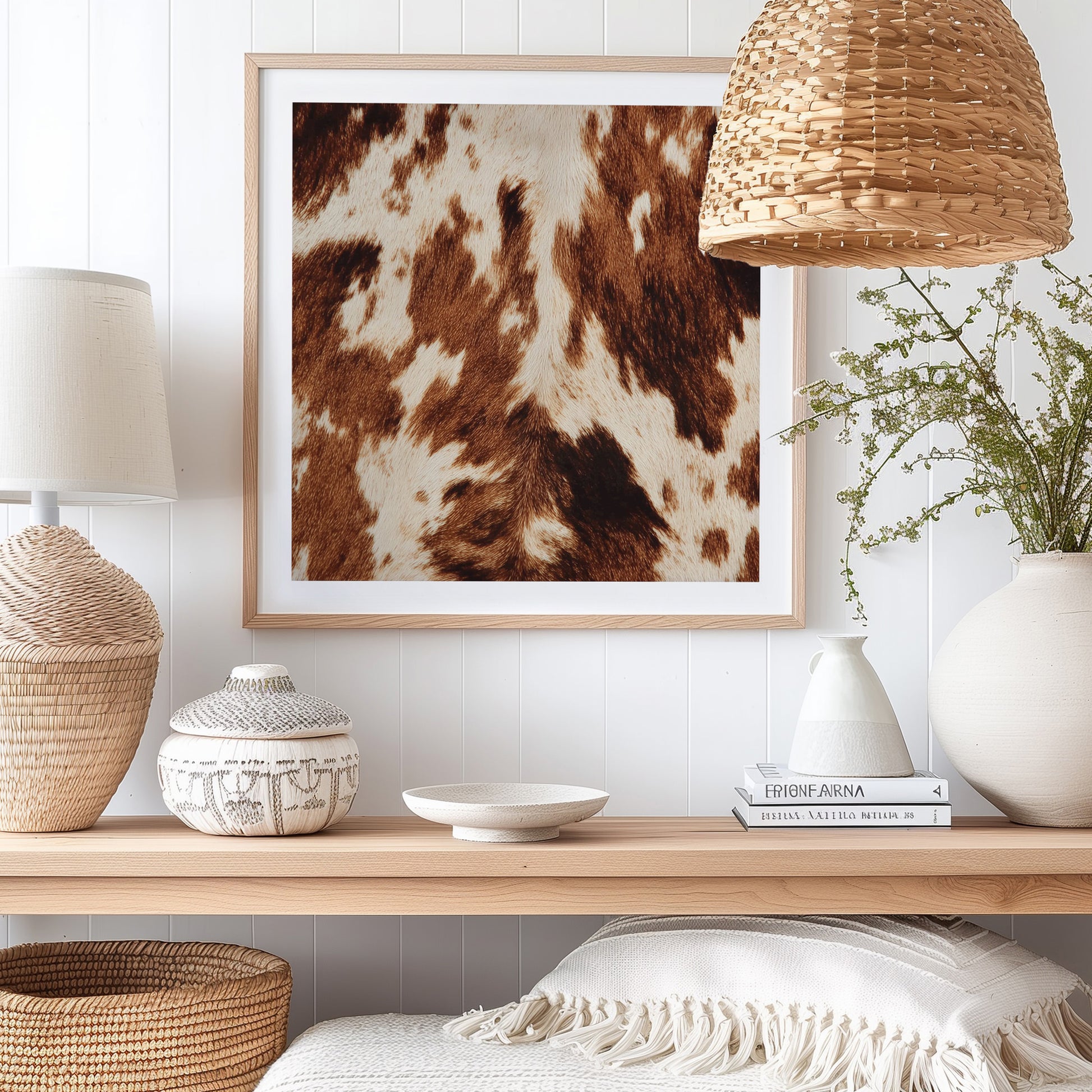 Square Trendy Cow Fur Animal Pattern Prints Printable Wall Art Western Living Ranch 90s Fashion Tan Digital Poster Gift Country Decor Fans Entryway hallway boho rustic 
wall hanging, Vintage art, unique wall art, trendy wall art, downloadable art, self gift, creative workspace, rustic, Retro, retirement gift, contemporary, scandinavian, digital download, realtor closing gift, Entryway, foyer wall art, neutral earth tones, illustration, office wall decor, boho yoga room, 90s Aesthetic Vintage Country House