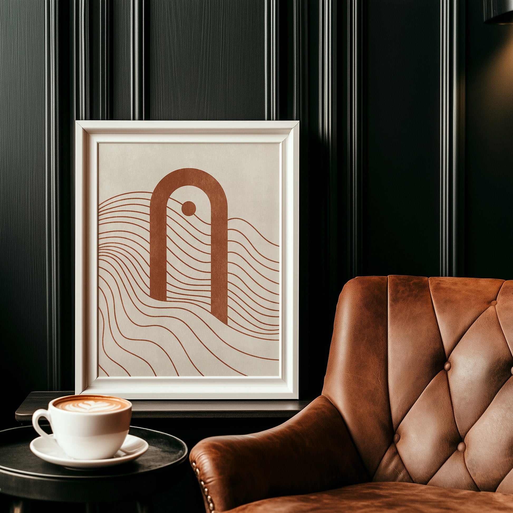 terracotta color retro abstract arch contemporary lines printable wall art mid century modern home office decor aesthetic prints living room window nook decor wife gift ideas digital poster mudroom downloadable Beige organic man cave garage mens game meditation room instant download midmalism gift for boyfriend luxury minimal vanity room powder above bed reading nook apartment yoga laundry wellness man cave living master bedroom entryway hallway staircase her sister mom mother him mindfulness