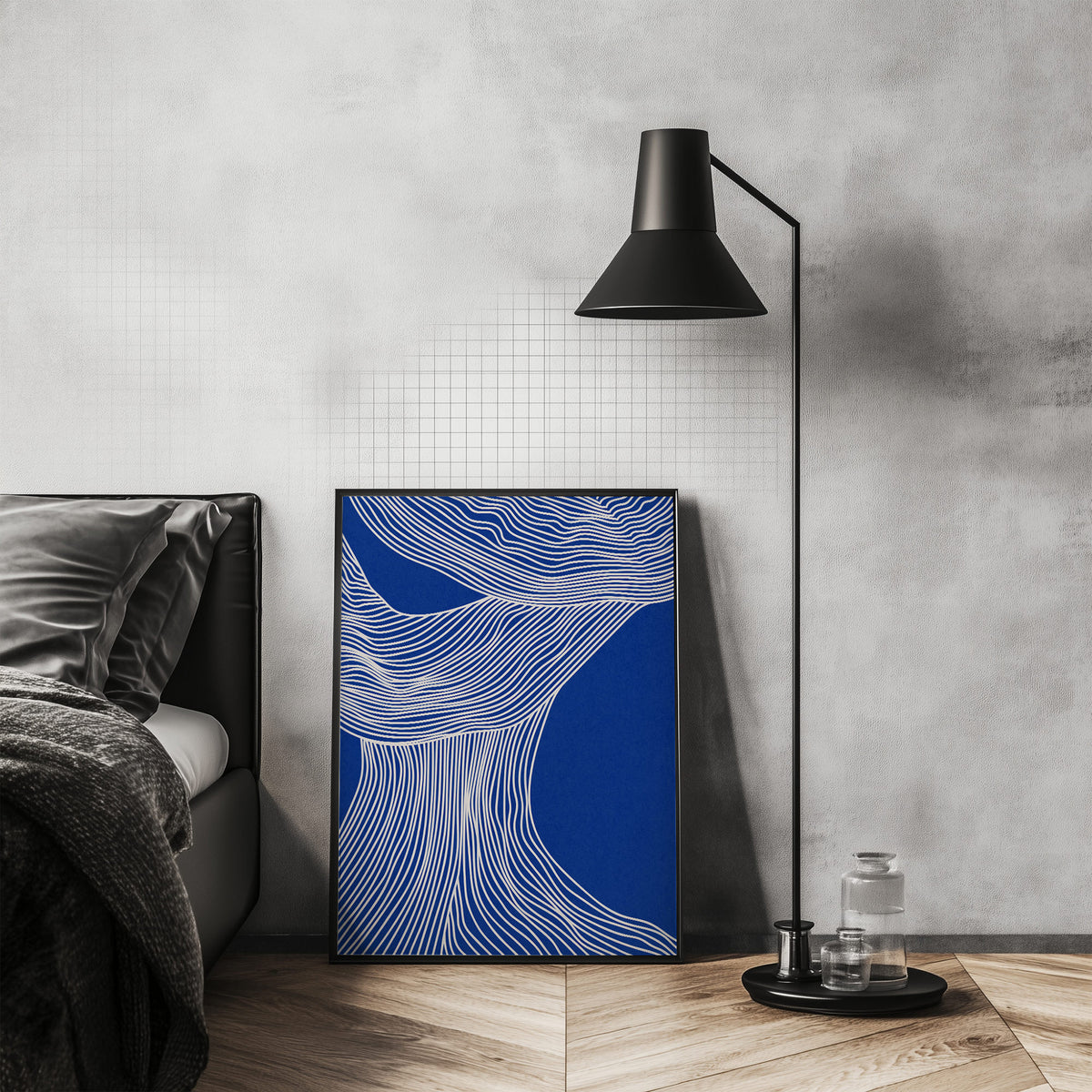 trendy 2027 color luminous blue color relaxing abstract contemporary lines printable wall art primary bedroom home office mid century modern self gift digital poster aesthetic prints cobalt blue color 
man cave garage grandmother gift, thoughtful teacher gift, grandma gift, therapist, going away gift for coworker, godparent gift, godmother gift, girlfriend gift, Fall Gift, Gratitude Gift for Mentor, Monochrome earth tone palette, hostess gift, gift for best friend, female, old world
