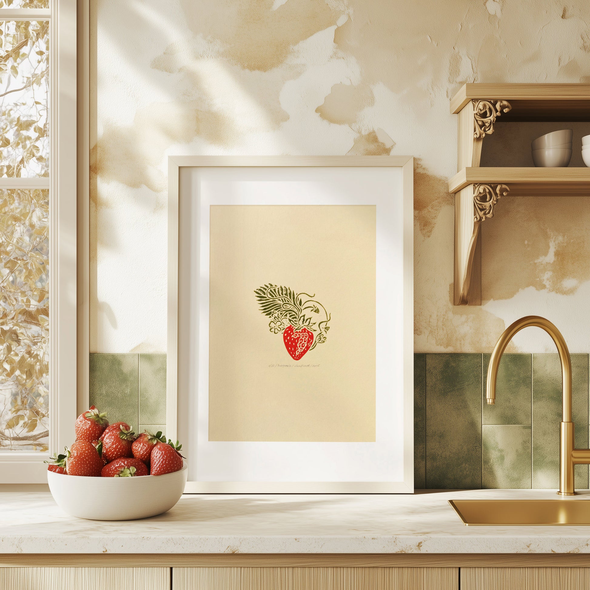 Vintage Strawberry Linocut Print Kitchen Wall Decor Botanical Original Artwork Cottagecore Lino Dining Room Art Farmhouse Gift Linogravure
wall hanging, Vintage art, unique wall art, trendy wall art, thank you gift boss, teacher appreciation gift, Summer wall art, primary bedroom, sister in law gift, shelf decor, self gift, Sage green color, rustic artwork, Retro artwork, retirement gift, Relief print, realtor closing gift, Printmaking art, Plant print, plant lover gift, original illustration, hallway