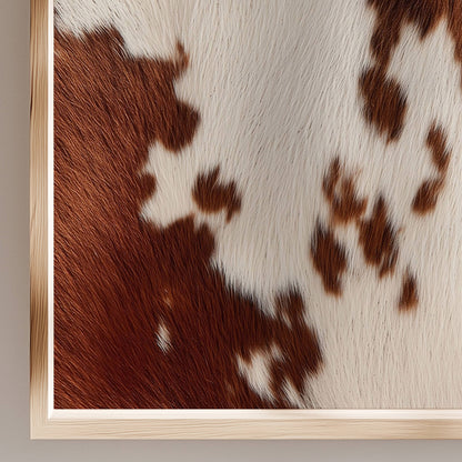 Trendy Cow Fur Animal Pattern Prints Cowboy Farmhouse Printable Wall Art Western Garage Living 90s Neutral Fashion Tan Decor Digital Poster 