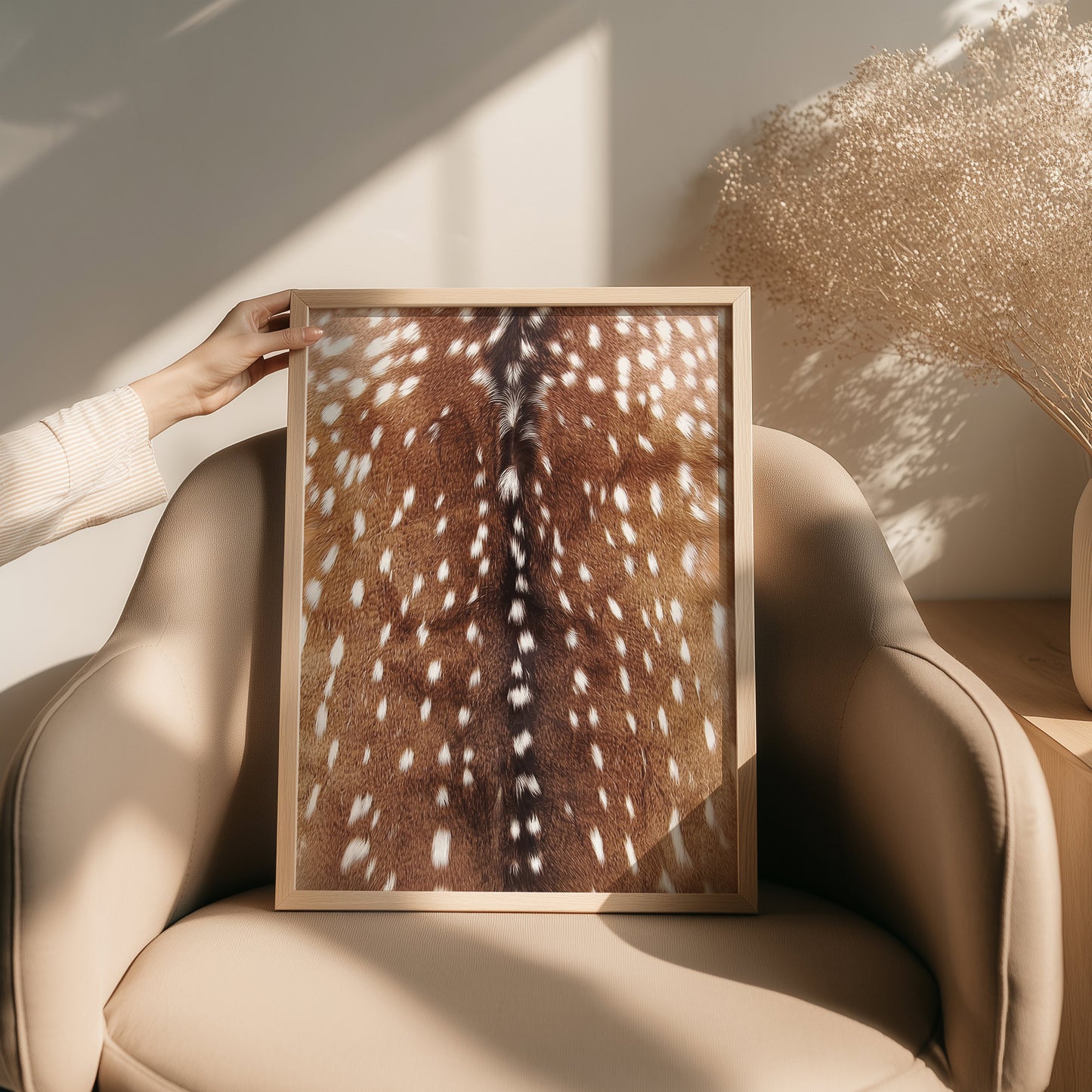 Trendy Spotted Deer Fur Woodland Animal Printable Wall Art Man Cave Home Office Fawn Spots Aesthetic Forest Cabin Decor Digital Poster
home theater decor, mother gift, farm decor,&nbsp;long distance gift, dorm room decor, guest bedroom, Dining Room Decor, vintage, powder room, grandmother gift, cottagecore wall art, cottage core, bookshelf decor, Bedroom wall art, aunt gift, Aesthetic wall art, 
wall hanging, Vintage art, unique wall art, trendy wall art, downloadable art, self gift, creative workspace