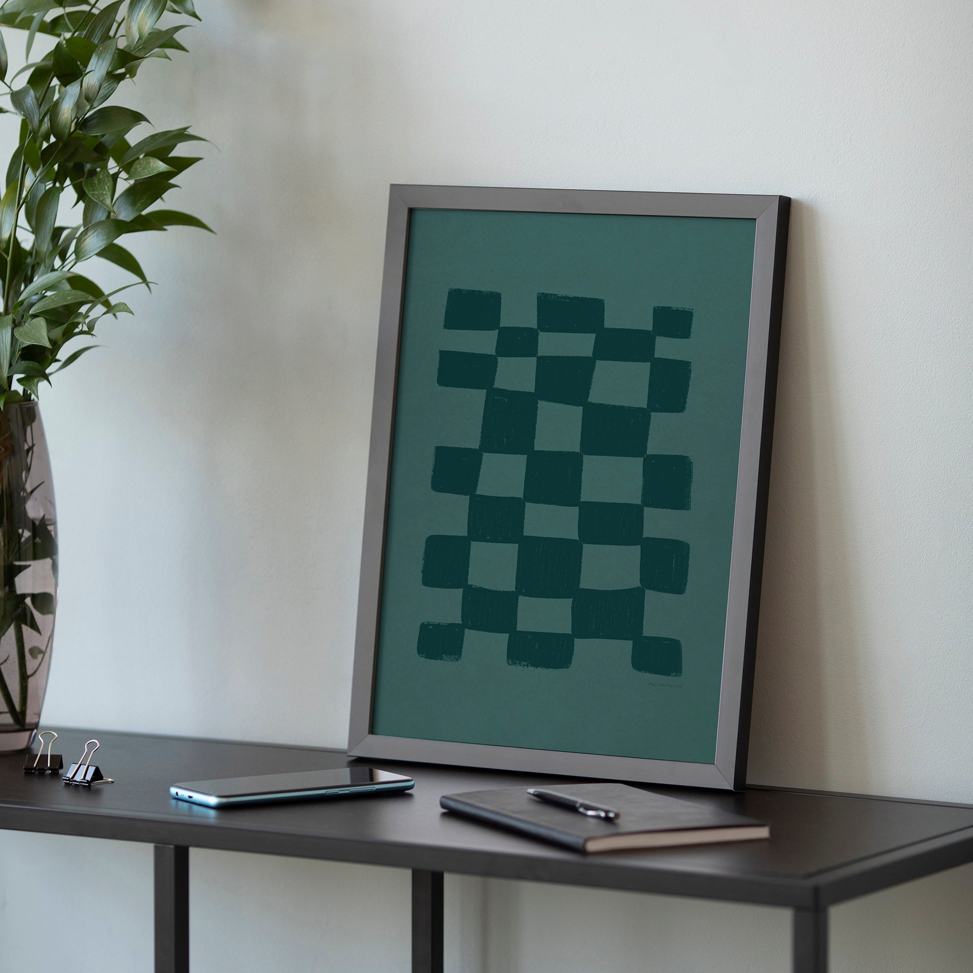 Checkered Printable Wall Art Trendy Transformative Teal 2026 Color Year Prints Living Contemporary Decor Mid Century Modern Digital Poster home office digital download, digital product, downloadable art, monotype prints, wall hanging, unique wall art, contemporary art, relief textured, abstract art prints, minimalist wall art, large wall art, moody wall art, trendy wall art, aesthetic wall art, bedroom wall decor, modern kitchen art, dining room decor, bathroom prints, living room wall art, dorm room decor