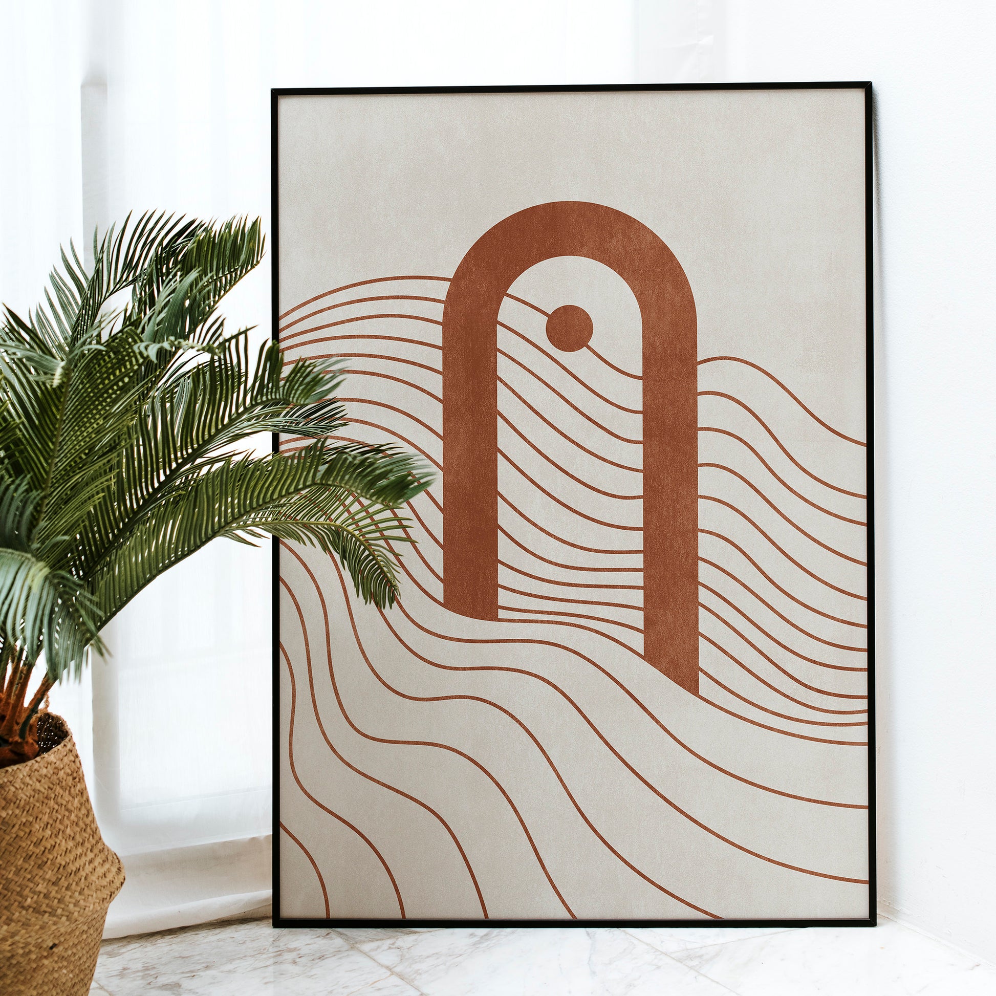 terracotta color retro abstract arch contemporary lines printable wall art mid century modern home office decor aesthetic prints living room window nook decor wife gift ideas digital poster
gift for boyfriend, gift for her friend, anniversary gift, teacher appreciation gift, family room, easter gift, grandma gift, new mom gift, staircase , media room decor, grandmother gift, gift for aunt, hostess gift, teacher appreciation back to school, host gift, aunt gift, godmother gift, godparent gift, eat in kitchen