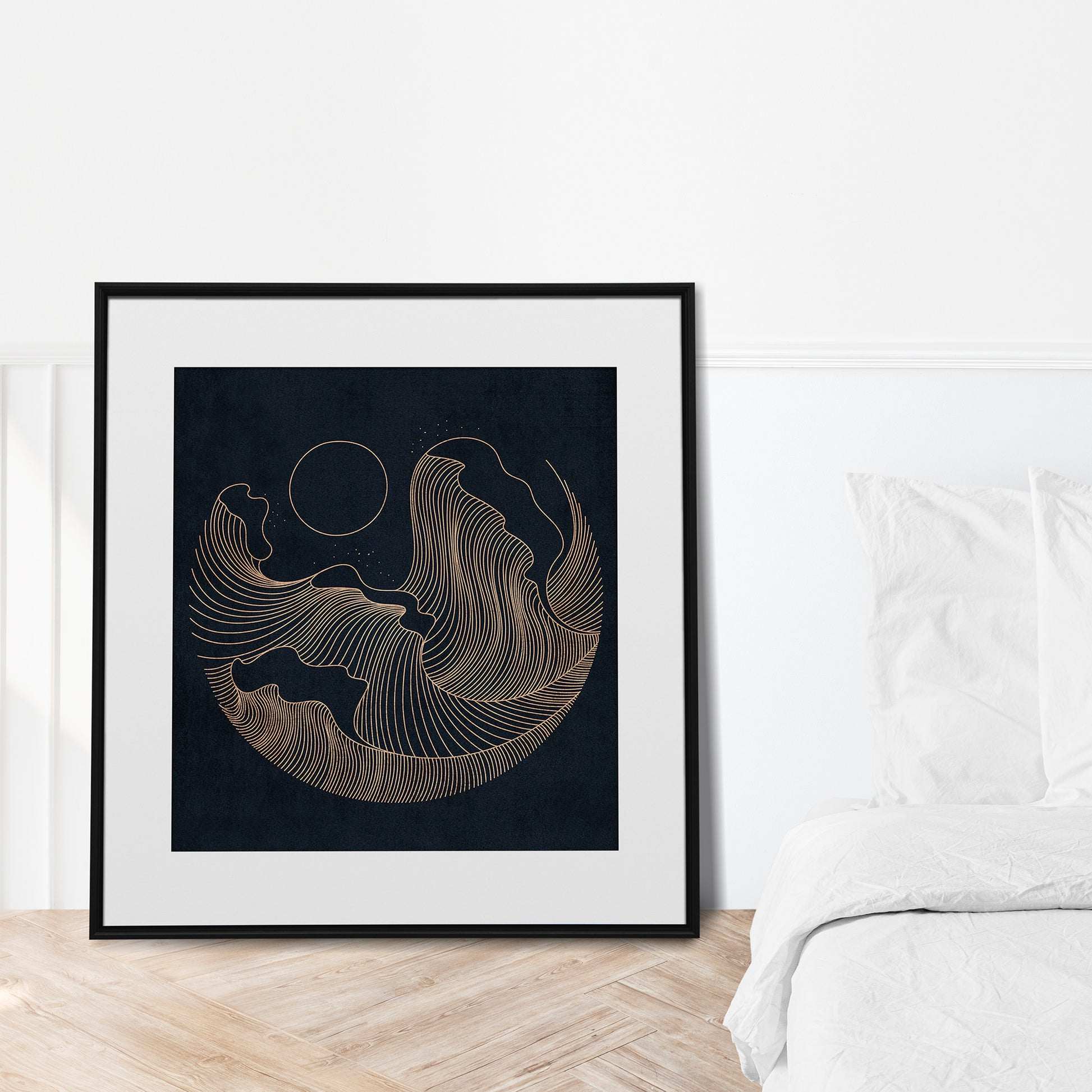 Black bronze black Abstract waves moon lines Printable wall art coastal maritime hampton nautical digital poster   hostess gift, host gift, aunt gift, godmother gift, godparent gift, godfather gift, mother in law gift, daughter in law gift, sister in law gift, niece gift from aunt, new grandma gift, mothers day gift from daughter, mothers day gift ideas, gift for best friend female, college graduation gift, gift for best friend female, nurse gift, retirement gift, teacher retirement gift, going away 