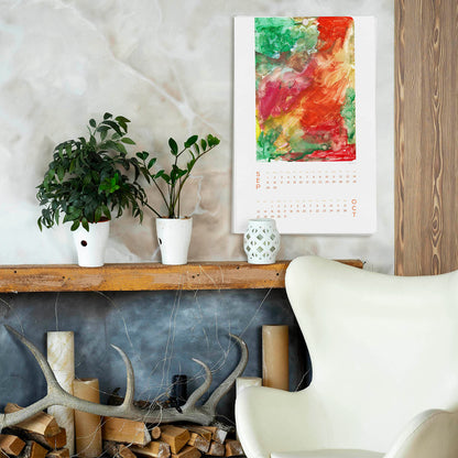 Contemporary Abstract Painting 2026 Printable rainbow monthly Calendar Large 11x17 Seasonal Illustrated Modern Bedroom Wall Decor Xmas Gift INSTANT DOWNLOAD digital 
gift unique, self gift, house warming gift, housewarming gift, thank you gift, Thoughtful Autumn Gift, heirloom gift, long distance gift, gift for husband, thinking of you gift, new job gift, girlfriend gift, gift for boyfriend, gift for her friend, anniversary gift, teacher appreciation gift, easter gift, grandma gift, new mom gift