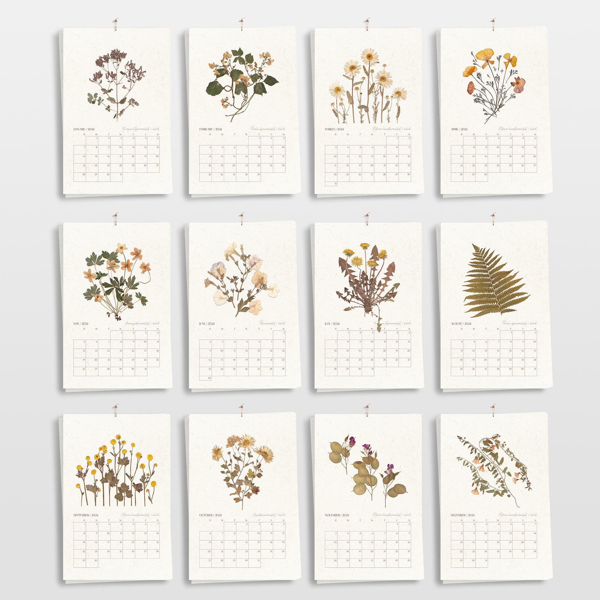 2026 Large Printable Calendar Monthly Planner 11x17in Vintage Pressed Flower and Plants Wall Herbarium Cottagecore Decor INSTANT DOWNLOAD mothers day gift ideas, gift for best friend female, college graduation gift, gift for best friend female, nurse gift, retirement gift, teacher retirement gift, going away gift for coworker, employee appreciation gift, thoughtful teacher gift, pass the gift game, realtor closing gift, fathers day gift, grandpa gift, new dad gift, Say Thanks, sister birthday gift