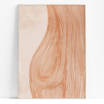 Beige terracotta color contemporary lines relaxing abstract female woman prints printable wall art calming aesthetic master bedroom bathroom spa feminine self gift digital poster man cave decor wife gift ideas neutral warm earth tones monochrome minimalist for girlfriend mid century modern downloadable geometric boho dorm laundry mens living classical abstraction hostess mother feminist grandmother above bed new home housewarming shelf heirloom sister long distance staircase large hallway