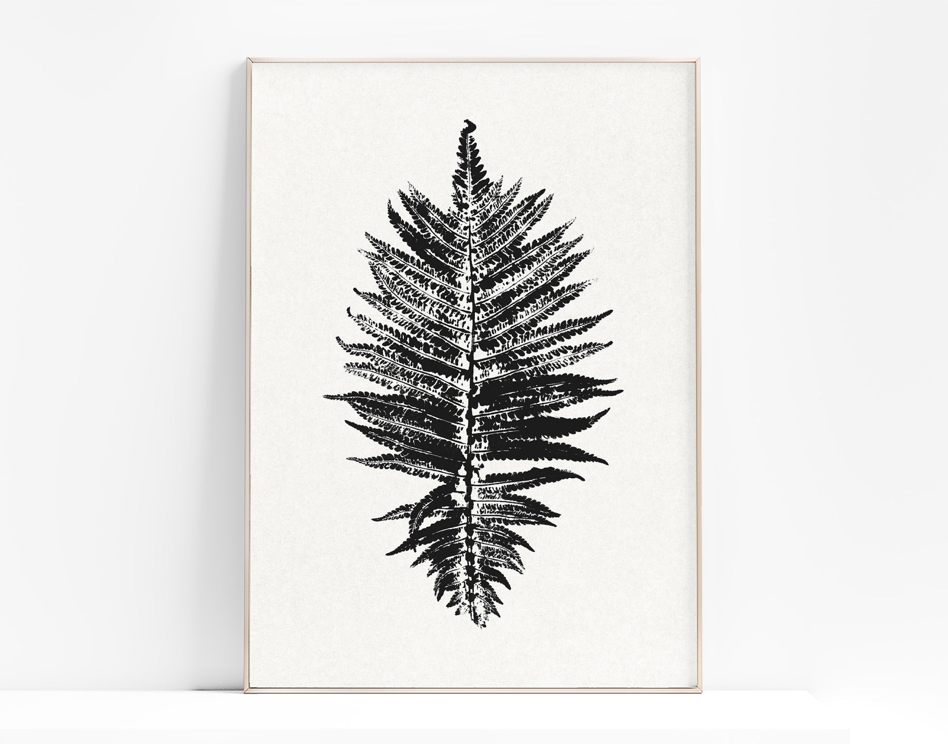 Black vintage farm fern plant Monotype prints Printable wall art Botanical minimalist poster Farmhouse foraged wall decor INSTANT DOWNLOAD Bedroom Living room Kitchen Office home workspace Housewarming New home first gift Foraged cottagecore large rustic