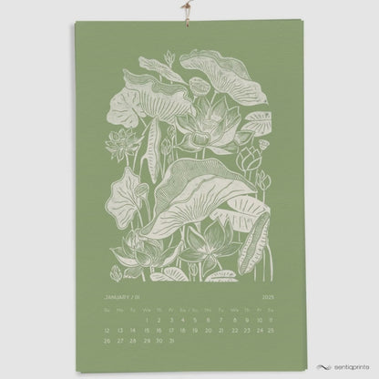 2026 wall monthly printable calendar 11x17in linocut prints nature lover gift illustrated bedroom wall decor new year self gift INSTANT DOWNLOAD botanical flowers floral lino prints rustic cottagecore large wall hanging
 gift for aunt, hostess gift, teacher appreciation back to school, host gift, aunt gift, godmother gift, godparent gift, godfather gift, mother in law gift, daughter in law gift, Thanksgiving Gift, sister in law gift, niece gift from aunt, new grandma gift, mothers day gift from daughter