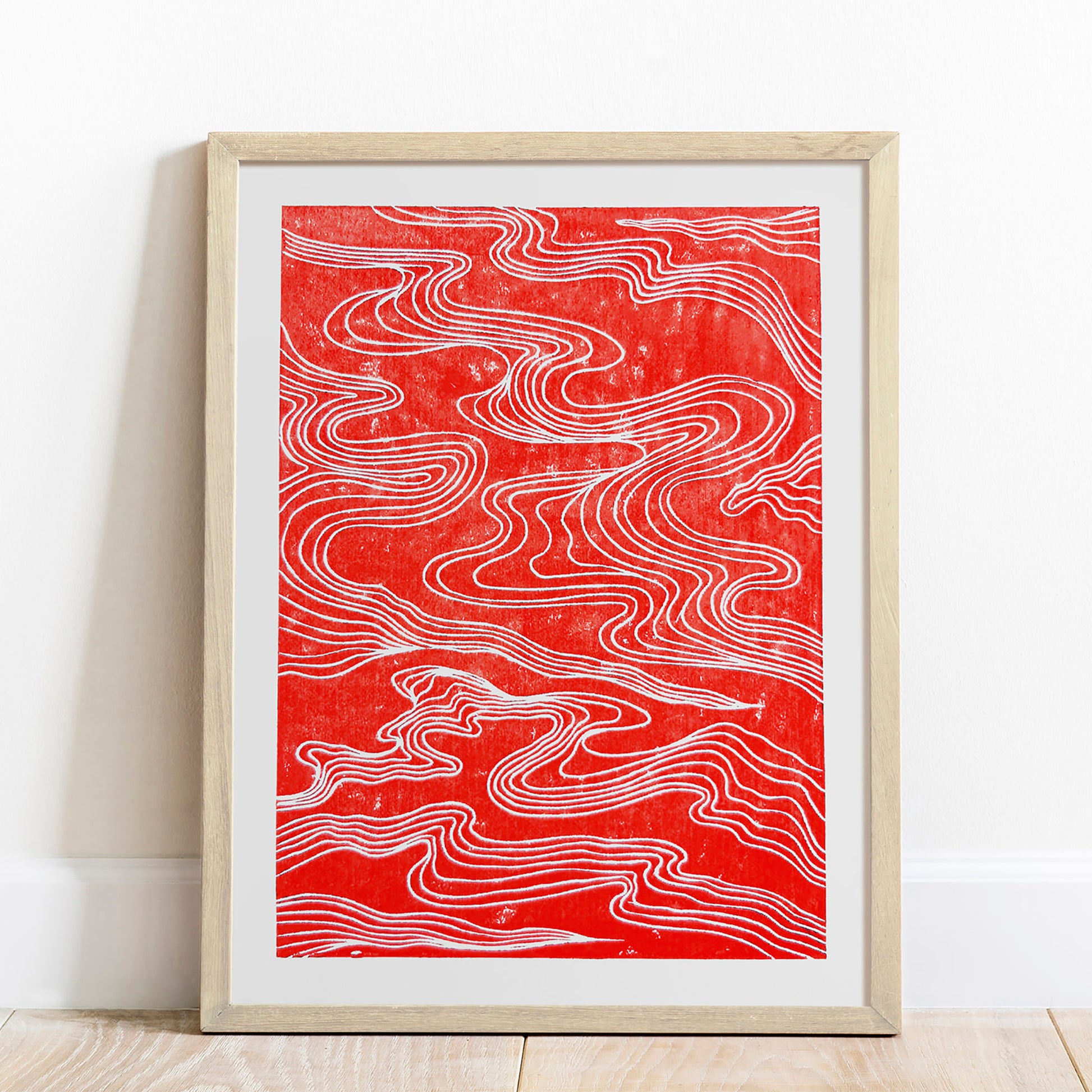 Red Abstract Japanese Cloud Linocut Print Original Artwork Printmaking Modern Living Contemporary Bedroom Home Gift Minimal Holiday Decor One of a kind hand carved, wall hanging, unique Vintage art, unique wall art, trendy wall art, thank you gift boss, teacher appreciation gift, Summer wall art, large wall art, sister in law gift, shelf decor, self gift, rustic artwork, Retro scandinavian artwork, handprint, retirement gift, Relief, realtor closing gift, Printmaking, original illustration contemporary