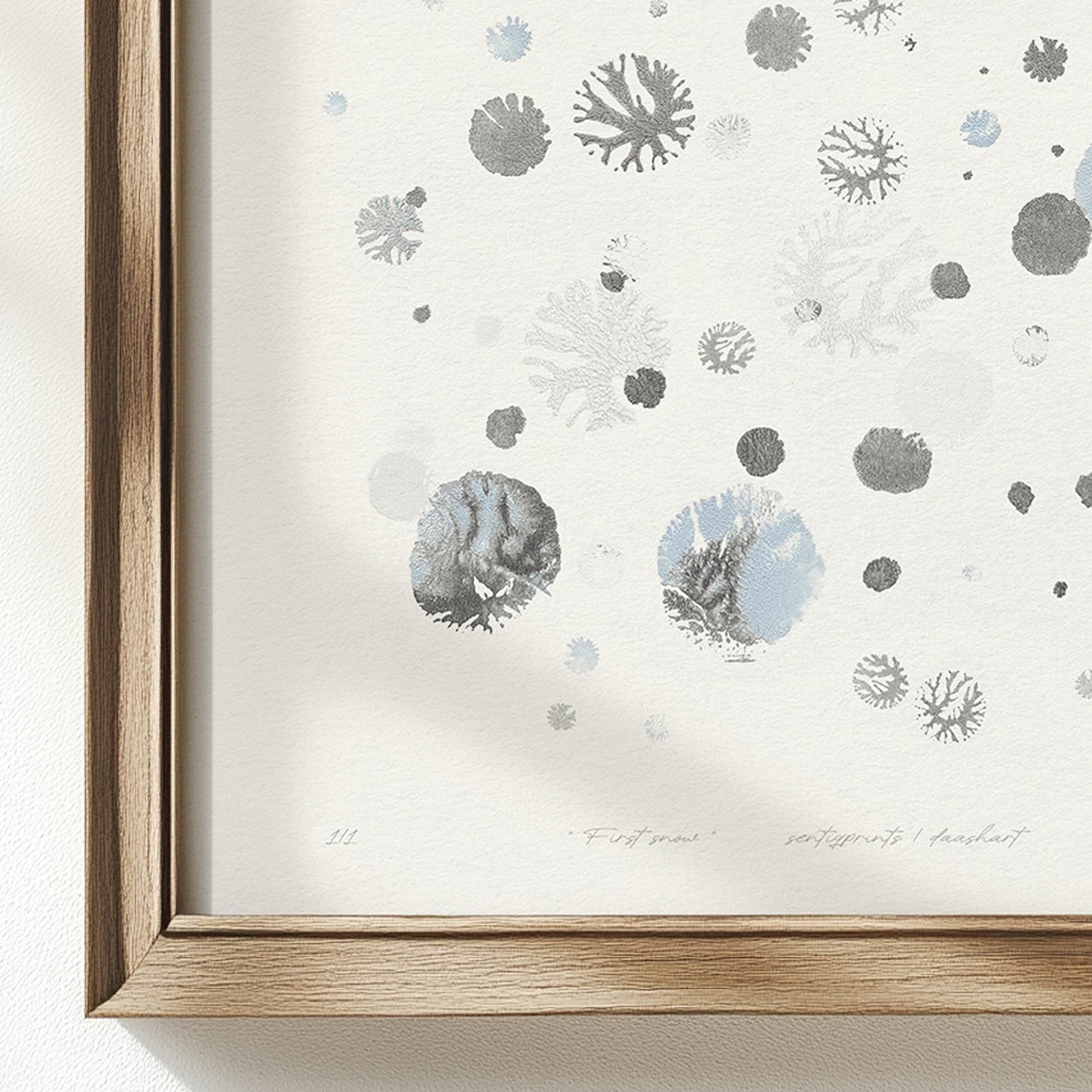 Retro Winter Gallery Wall Set 2 Christmas Tree Red Car Snowy Cityscape Printable Wall Art Snowflakes Monotype Linocut Prints Digital Poster