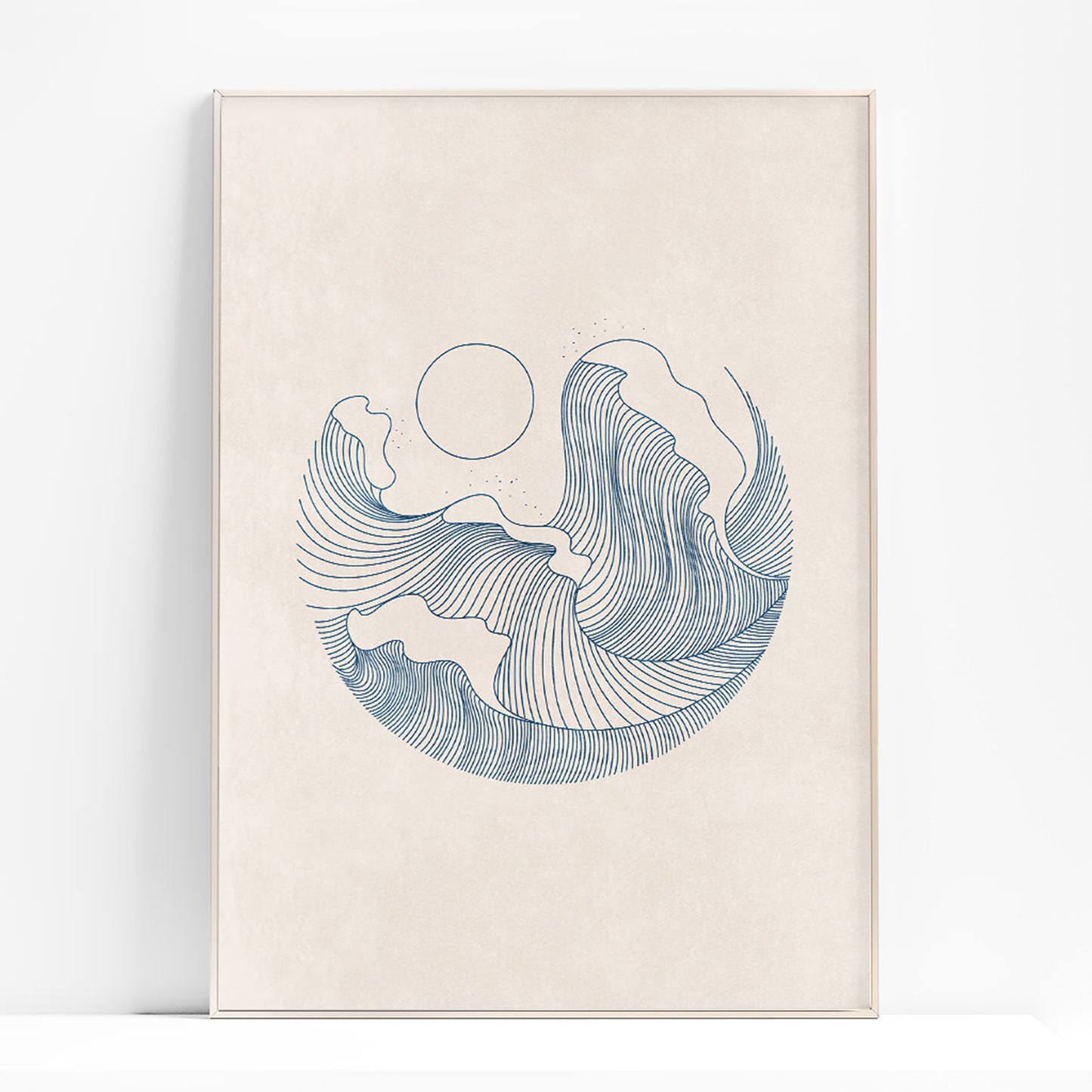 Blue abstract lines waves and sun digital poster printable wall art, digital poster, digital download, digital product, downloadable art, wall hanging, unique wall art, mid century modern,
abstract, contemporary art, abstract art prints, minimalist wall art, large wall art, moody wall art, trendy wall art, aesthetic wall art, bedroom wall decor, modern kitchen art, dining room decor, bathroom prints, living room wall art, dorm room decor, laundry room decor, mens room decor, home office decor, man cave room