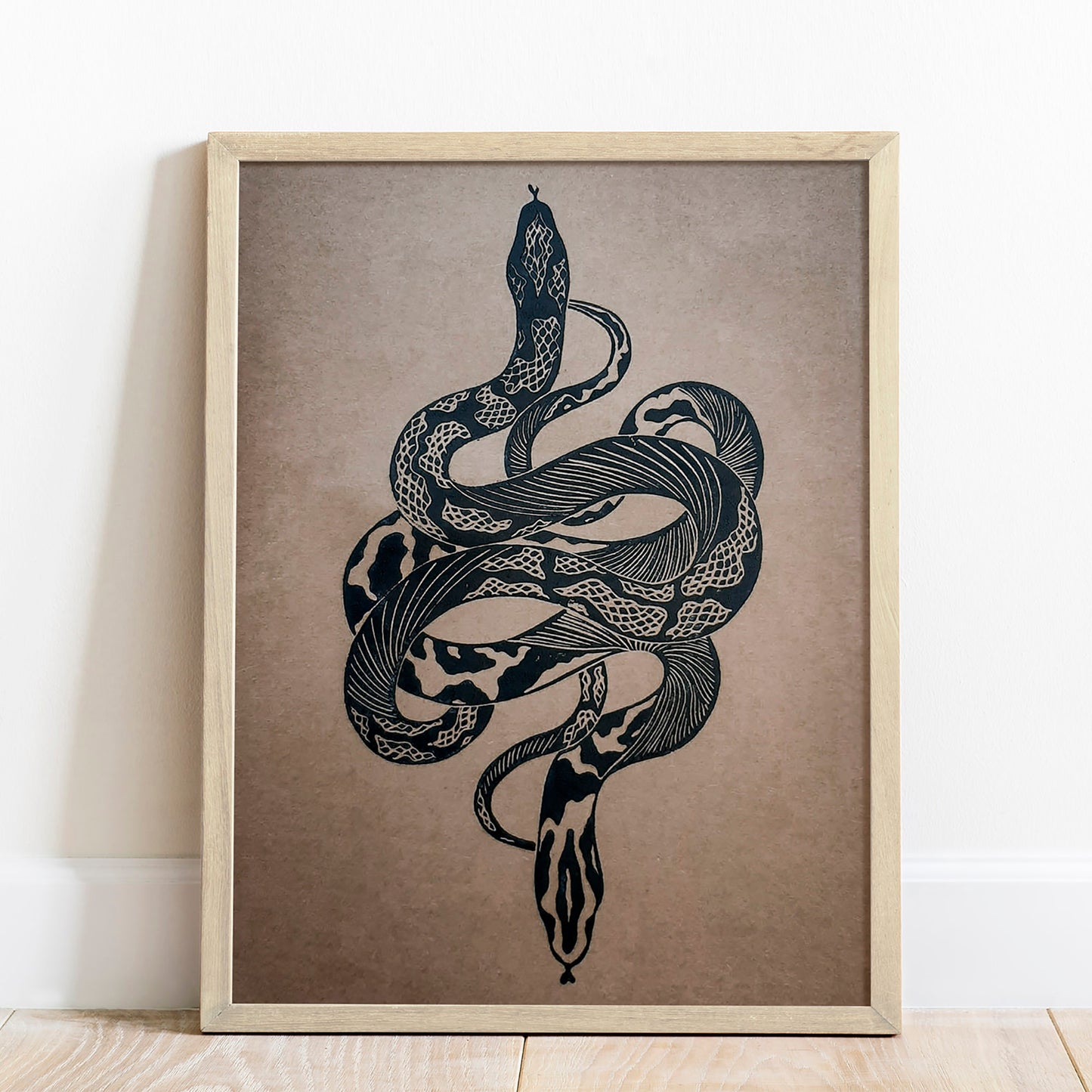 black craft brown antique tattoo snakes linocut print original artwork living room wall art bedroom wall decor boho wall art lino relief printmaking home office decor self gift
linogravure one of a kind handprint hand carved modern unique midimalism classical style unique gift ideas cottagecore cottage core retro eclectic bohemian aesthetic farmhouse modern kitchen dining room living room coquette dorm laundry above bed decor entryway decordried new home gift housewarming hostess heirloom