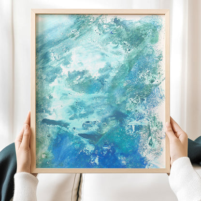 Blue abstract ocean waves monotype «Maritime» wall poster printable wall art, Island luxe, Maritime living, hampton, nautical costal mother in law gift, daughter in law gift, Thank You Gift, sister in law gift, Back to School Teacher Gift , niece gift from aunt, new grandma gift, mothers day gift from daughter, mothers day gift ideas, gift for best friend female, college graduation gift, gift for best friend female, nurse gift, retirement gift, Gratitude Gift for Mentor, teacher retirement gift